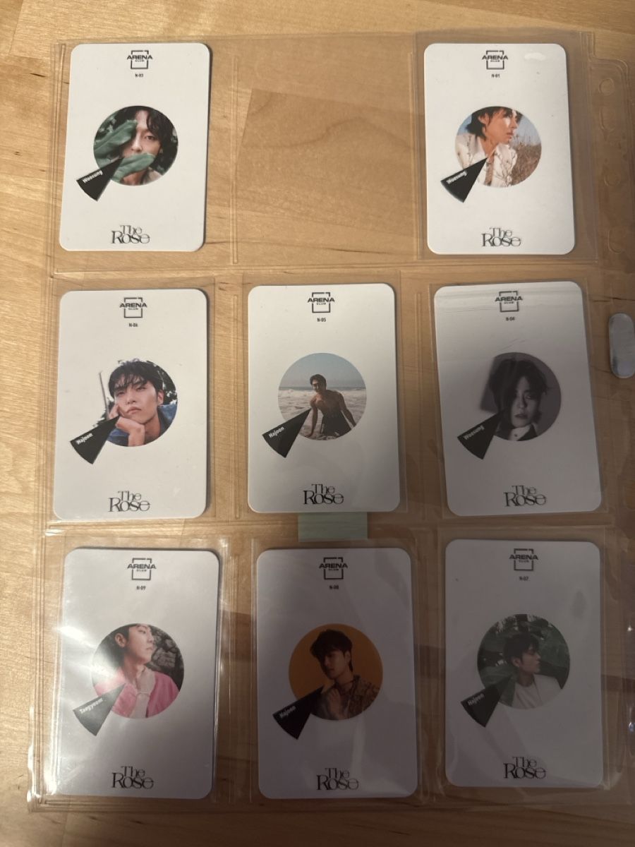 Sammelbilder & Trading cards: Set 8 Photocards The Rose Arena – Neu und originalverpackt aus Castel San Pietro von NaBi-7 1