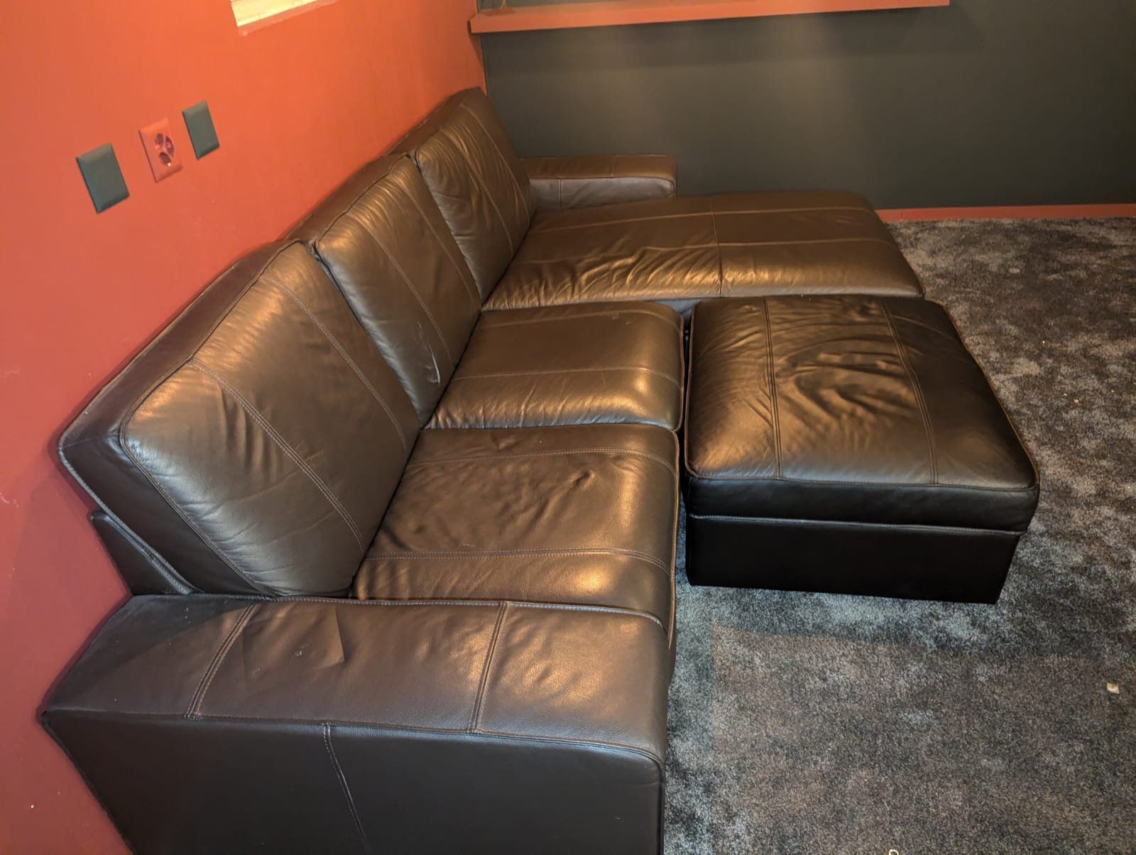 Ikea Sofas: Leder Sofa gut erhalten NP 1800.- – D'occasion à Muri AG par Tollundschoen 3