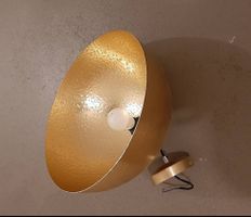 Goldene Wandlampe / Deckenlampe, Top Zustand