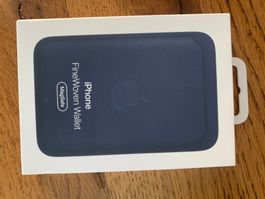 iPhone Feingewebe Wallet mit MagSafe – Navy