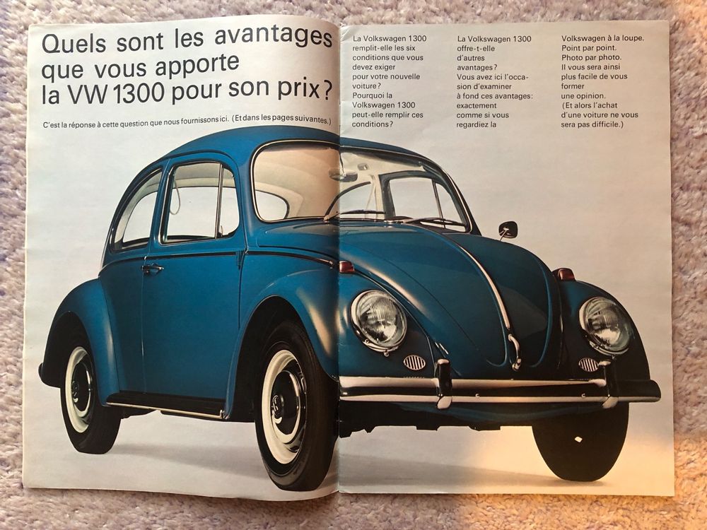 VW Cox , coccinelle 1966