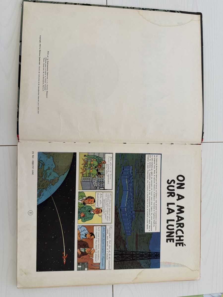 Fumetti: TINTIN : On a marché sur la Lune – Usato da Savigny venduto da Matgab94 5