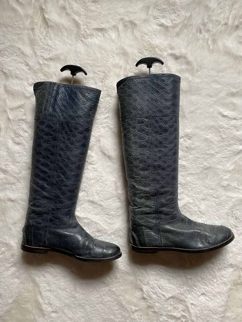 Scarpe da donna: Schicke Lederstiefel Gr. 6 – Usato da Steinen venduto da Aslanita