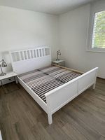 Holzbett / Bett weiss 160x200 mit Lattenroste
