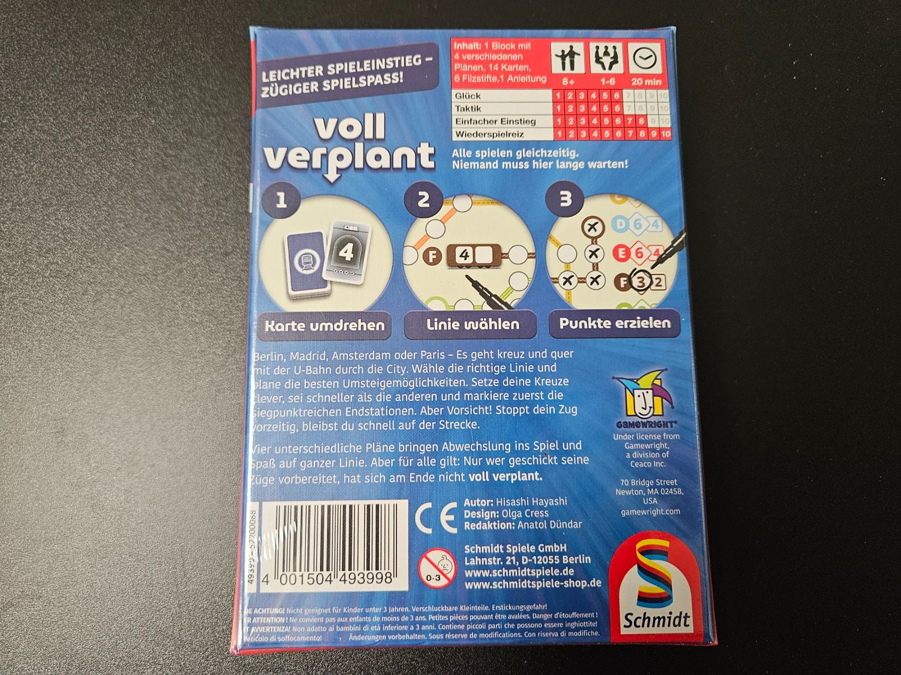 Giochi: Neu - Schmidt - voll verplant – Nuovo e nell'imballaggio originale da Dagmersellen venduto da Jarsetz_Restposten 1