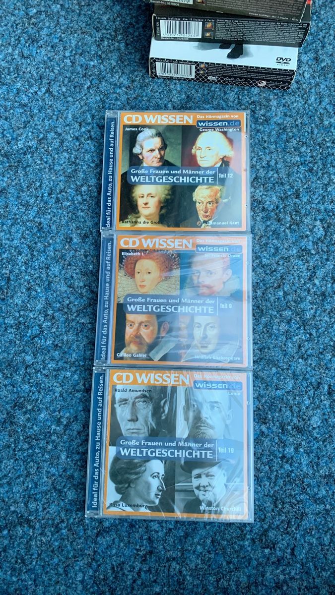 Audiolibri: 3 Hörbücher "Weltgeschichte" CD Wissen – Nuovo (secondo la descrizione) da Au ZH venduto da Delphin18
