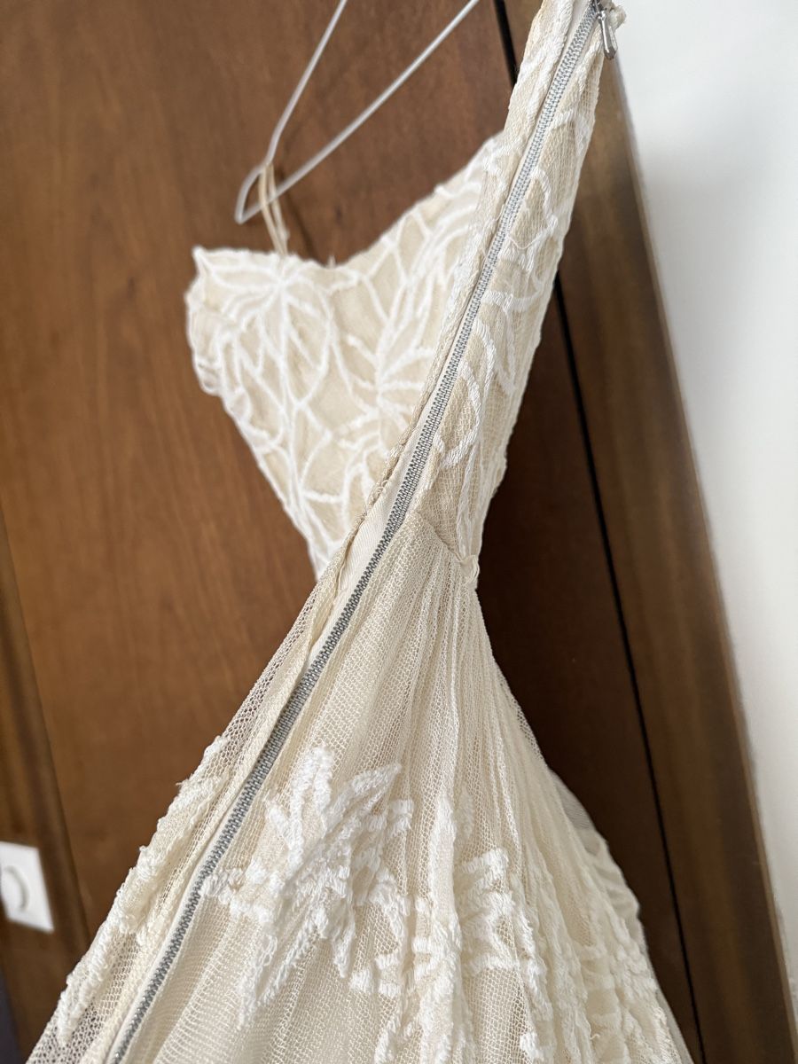 Vestiti: Antikes Kleid mit Bolero in Crème – Usato da Niederglatt ZH venduto da neunzehn82 8