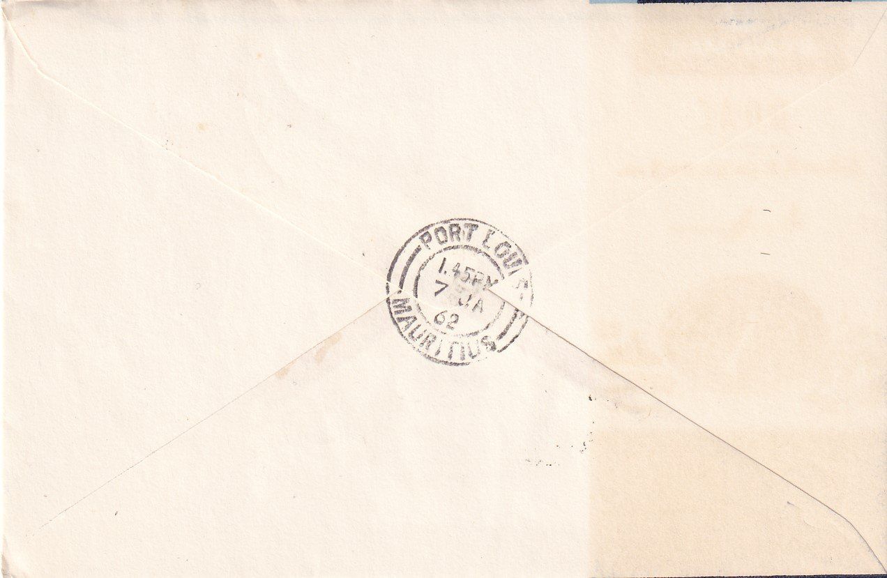 Tous les timbres: Erstflug  BOAC Rom - Mauritius 1962 – D'occasion à Baar par Asmara111 1