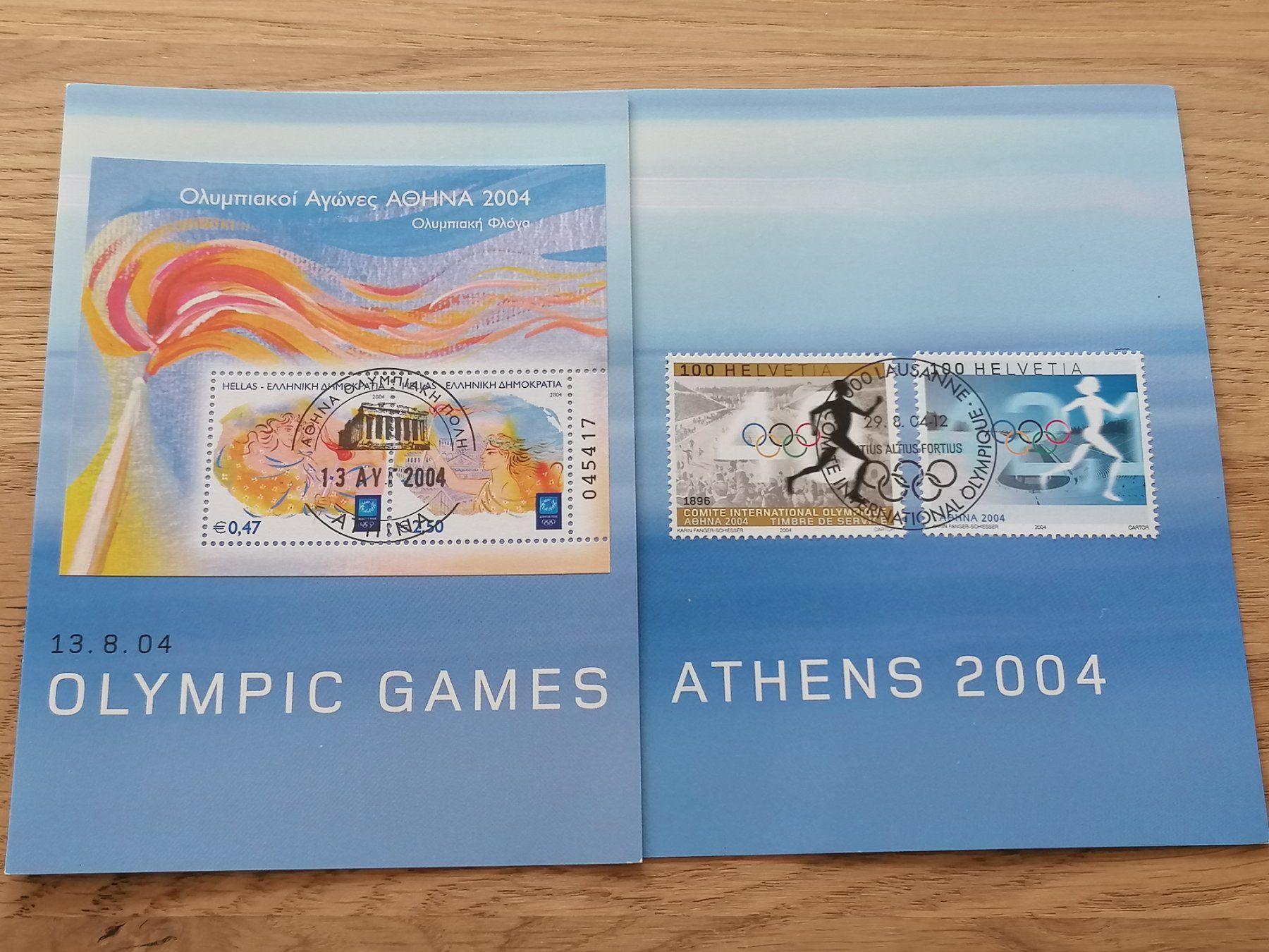 Tutti i francobolli: Briefmarken Olympische Spiele 2004 – Nuovo (secondo la descrizione) da Basel venduto da vintagecollector
