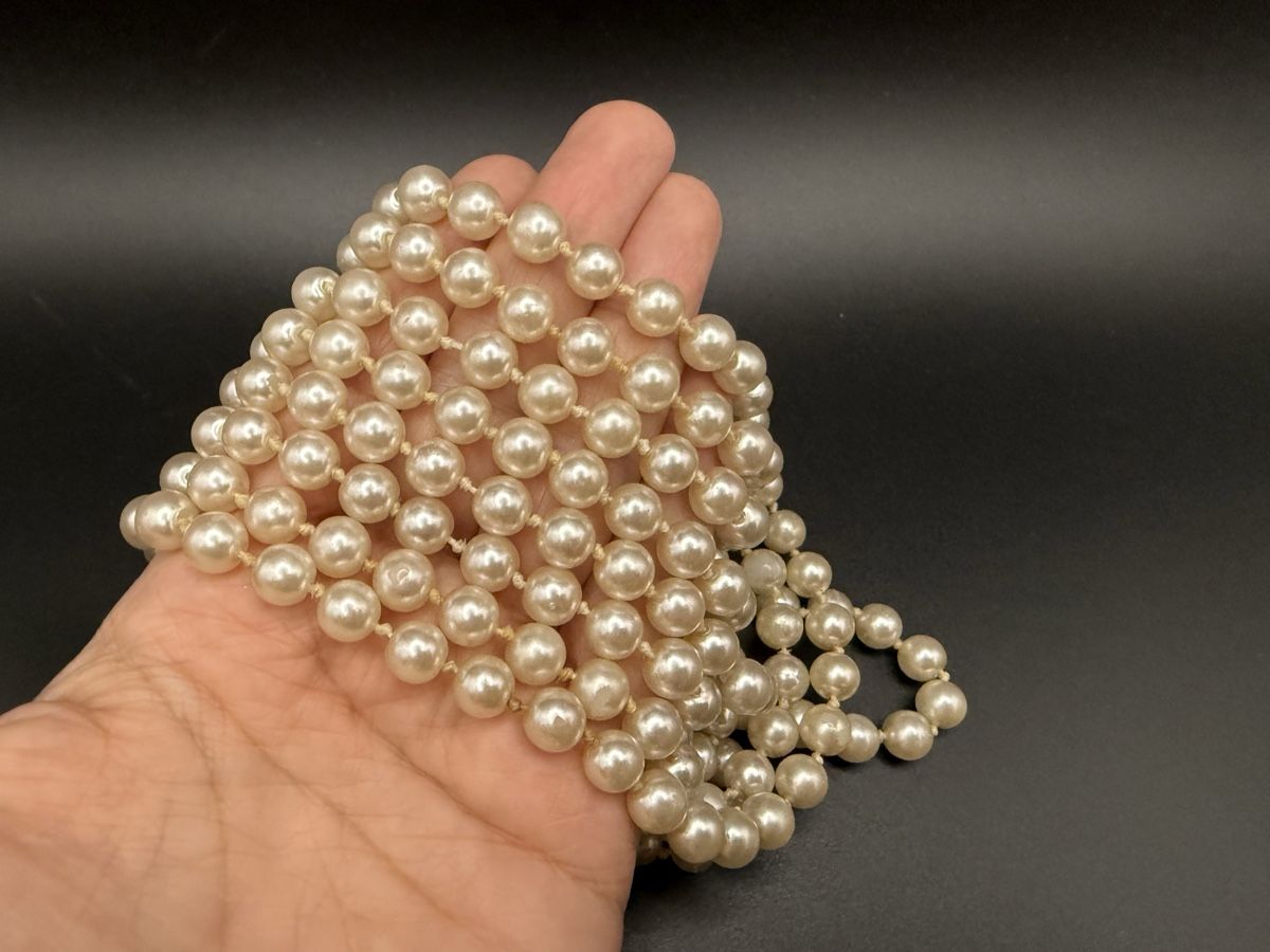Catenine: 2 Elegante Vintage Perlenketten – Usato da Lamone venduto da LaCantinaMagica 4