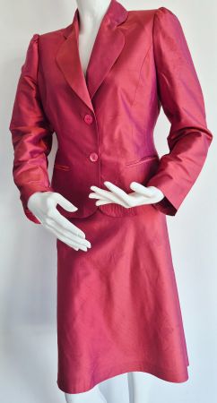 LUISA SPAGNOLI BLAZER JACKE ROCK 38 M SEIDE SILK NP 590 CHF