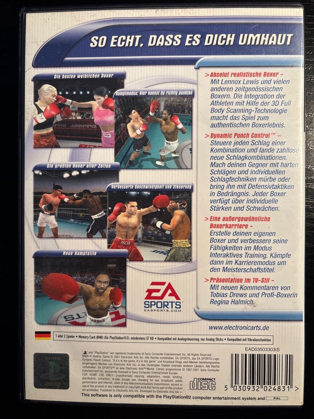 Spiele: Knockout Kings 2001 PS2 - Top Zustand - Selten! – Gebraucht aus Villaz-St-Pierre von mon_t2fn 2
