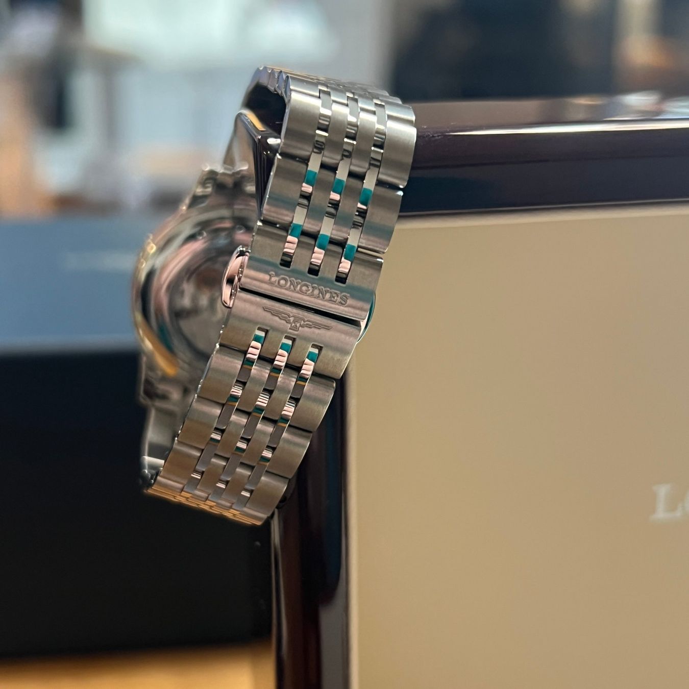 Longines Orologi: Longines Record Auto Chronometer Full Set L2.321.4.72.6 – Usato da Carouge GE venduto da Watchaser 5