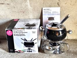 9-teiliges Fondue-Set "Nouvel" Bourguignonne Chinoise
