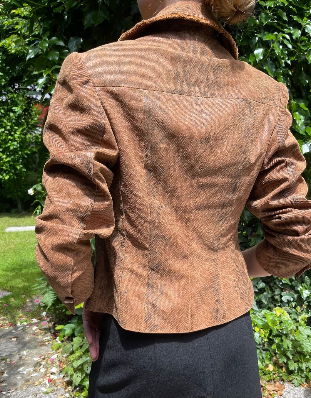 Jacken: Giacca in print pitone di pelle ecco-S/M – Neu (gemäss Beschreibung) aus Gordevio von LanaZimm 5