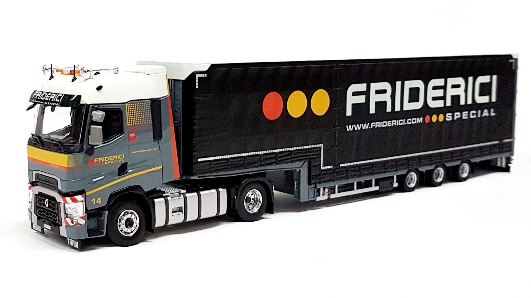Tekno Kit di modellismo & Modellini statici: 1:50 Tekno Renault T-High "Friderici" – Nuovo e nell'imballaggio originale da Affoltern am Albis venduto da Modellshop-8910
