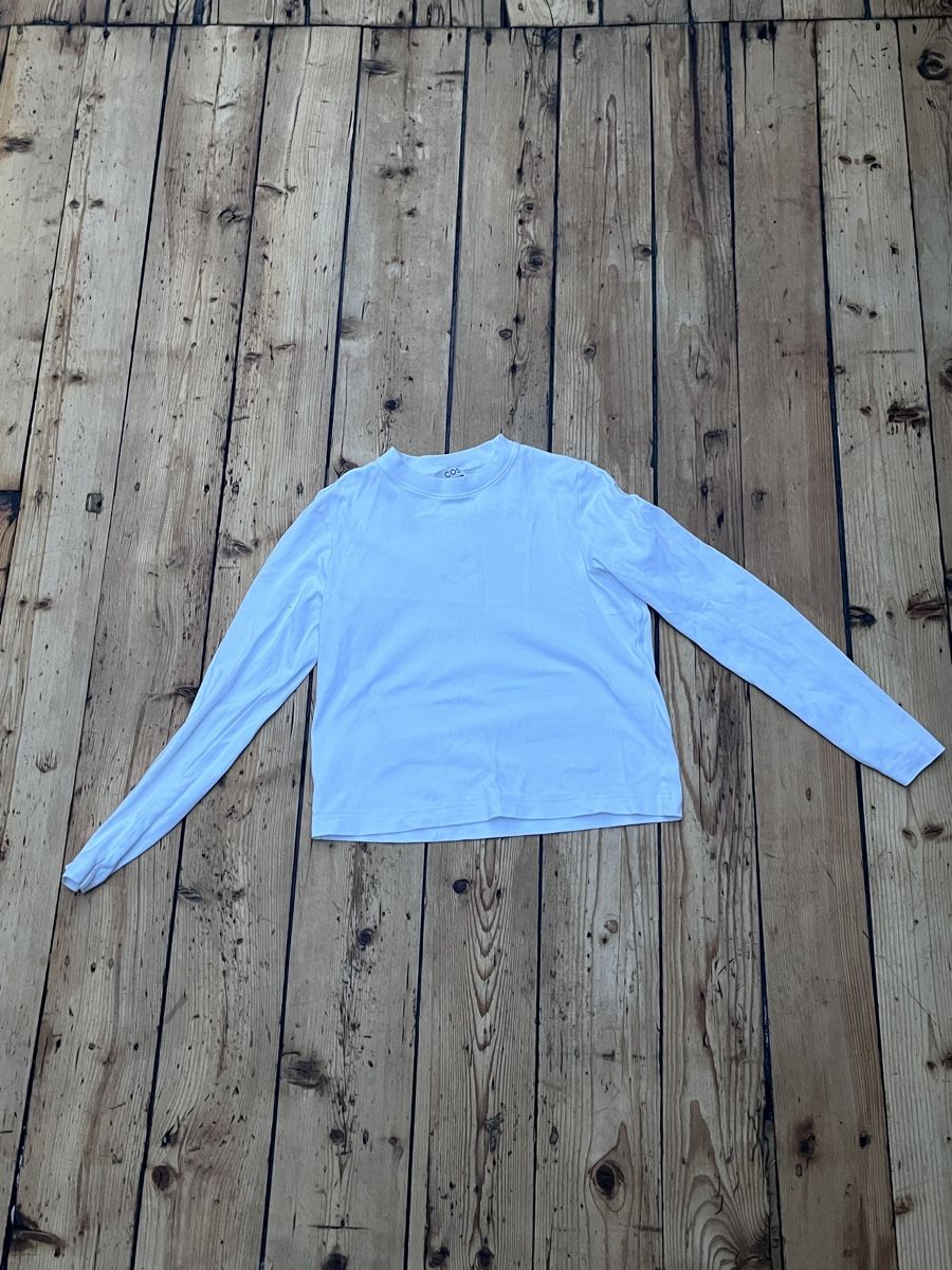 Cos T-shirt: Weisses Langarm Shirt von COS – Usato da Bern venduto da 50percent