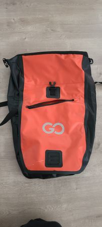 Fahrradtasche GO orange schwarz 