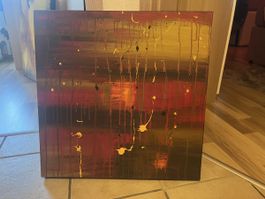 Grosses Herbstbild, einzigartig, 60x60 cm, Top Zustand