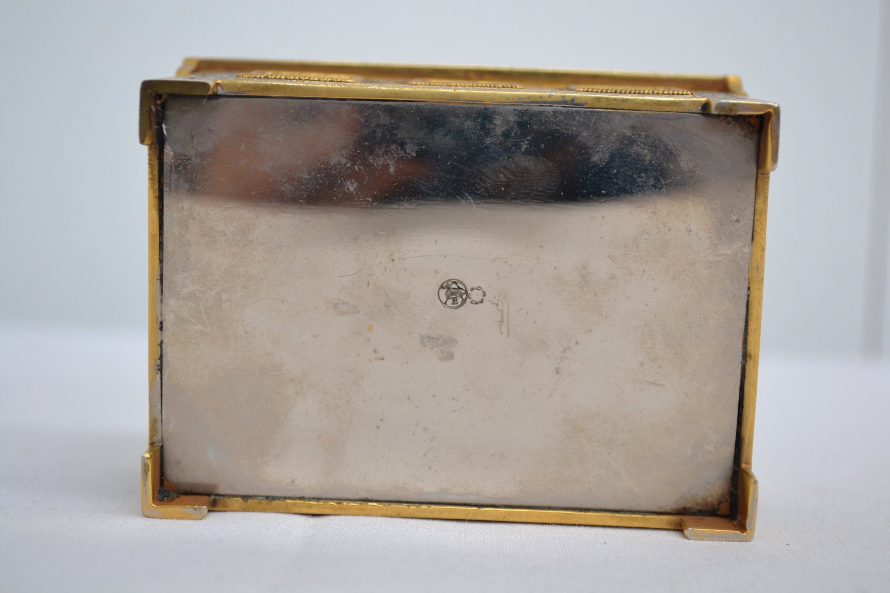 Cassapanche: gold/silberne Schmuck-Schatulle mit Schlüssel – Usato da Winterthur venduto da BK-Brocki_Winterthur 4