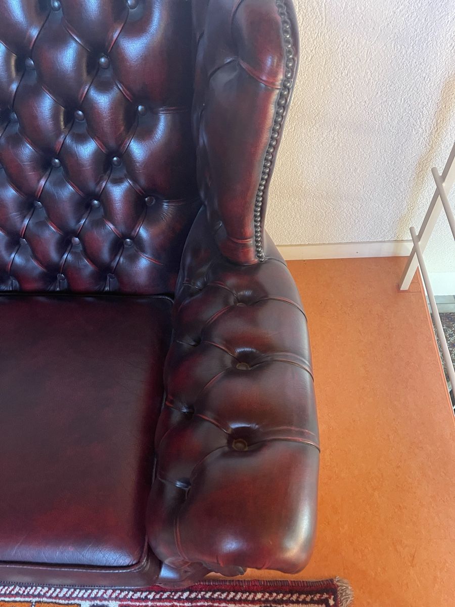 Chesterfield Divani: Chesterfield Ledersofa kapitoniert – Nuovo (secondo la descrizione) da Bern venduto da fit_b6x7 2