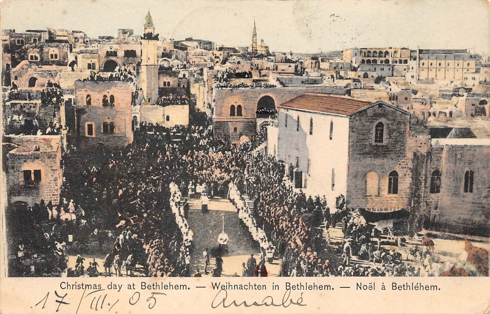 Cartoline postali: Jerusalem, Weihnachten in Bethlehem – Usato da Ottikon b.Kemptth. venduto da Neptun1974