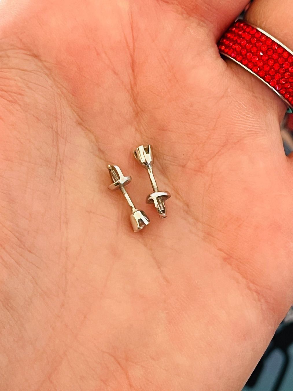 Ohrringe & -stecker: Natural Diamond white gold 14 ct earrings – Neu (gemäss Beschreibung) aus Genève von AGBERG 4