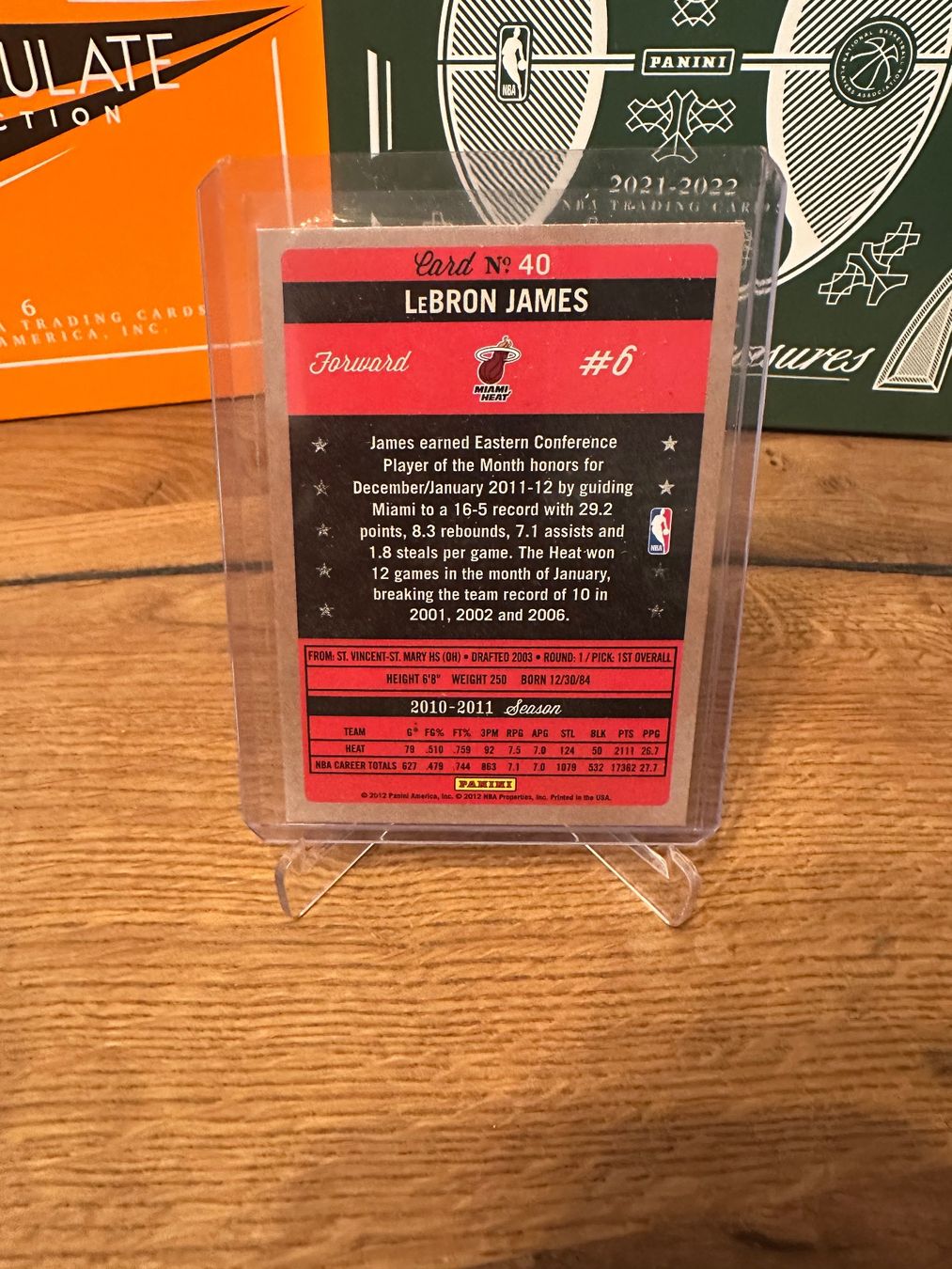 Nba Carte collezionabili: LeBron James past and present 2012 – Usato da Vullierens venduto da Gaara04 1