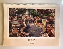Sammlerstück-Jahres-Wand-Kalender "ROMA 1994"