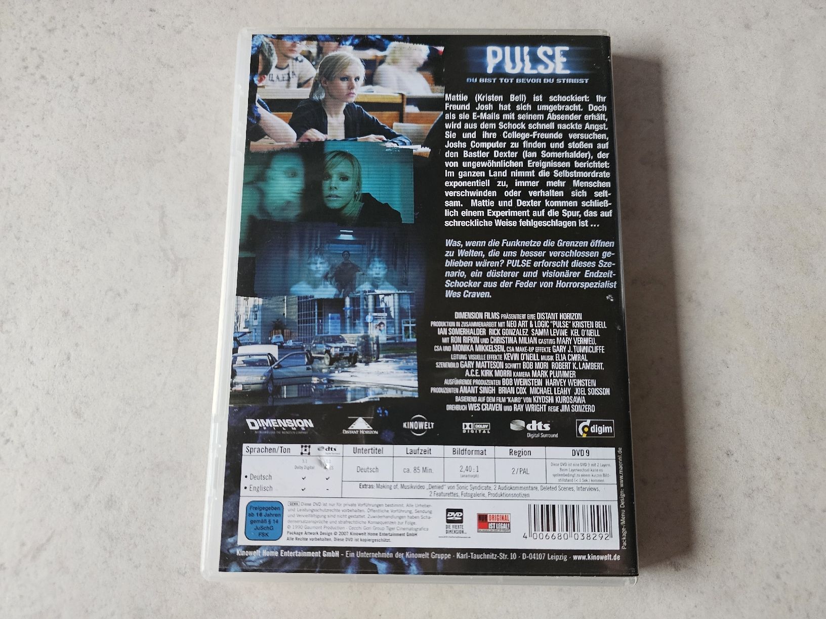 Tutti i DVDs: Pulse  -  Du bist tot bevor du stirbst – Usato da Schneisingen venduto da backstore24 1