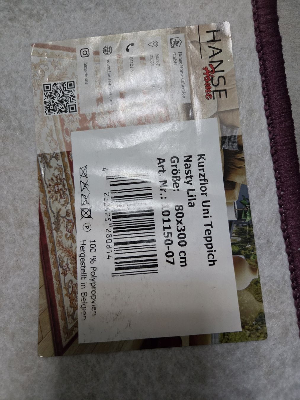 Tappeti: Läuferteppich 80x300 cm farbe lila – Nuovo (secondo la descrizione) da bellinzona venduto da zeus6535 3