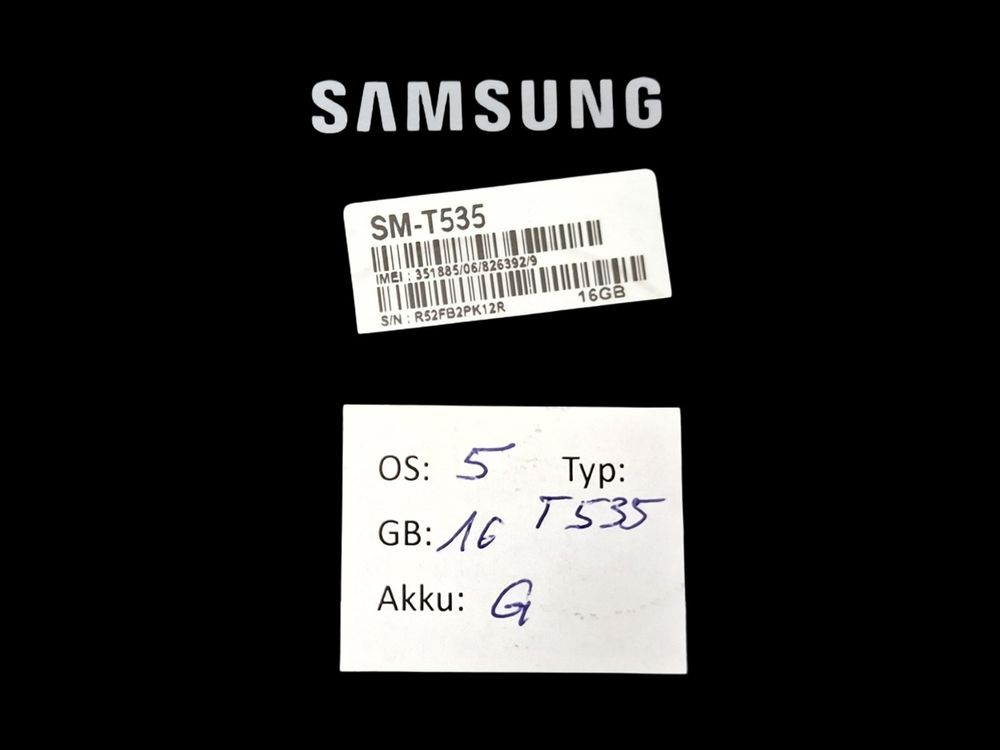 Samsung Tablet PC: SAMSUNG SM-T535 Tablet – Gebraucht aus Solothurn von Restwert_SO 6