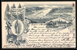 Litho La Vallée de Joux, Hotel de la Tr
