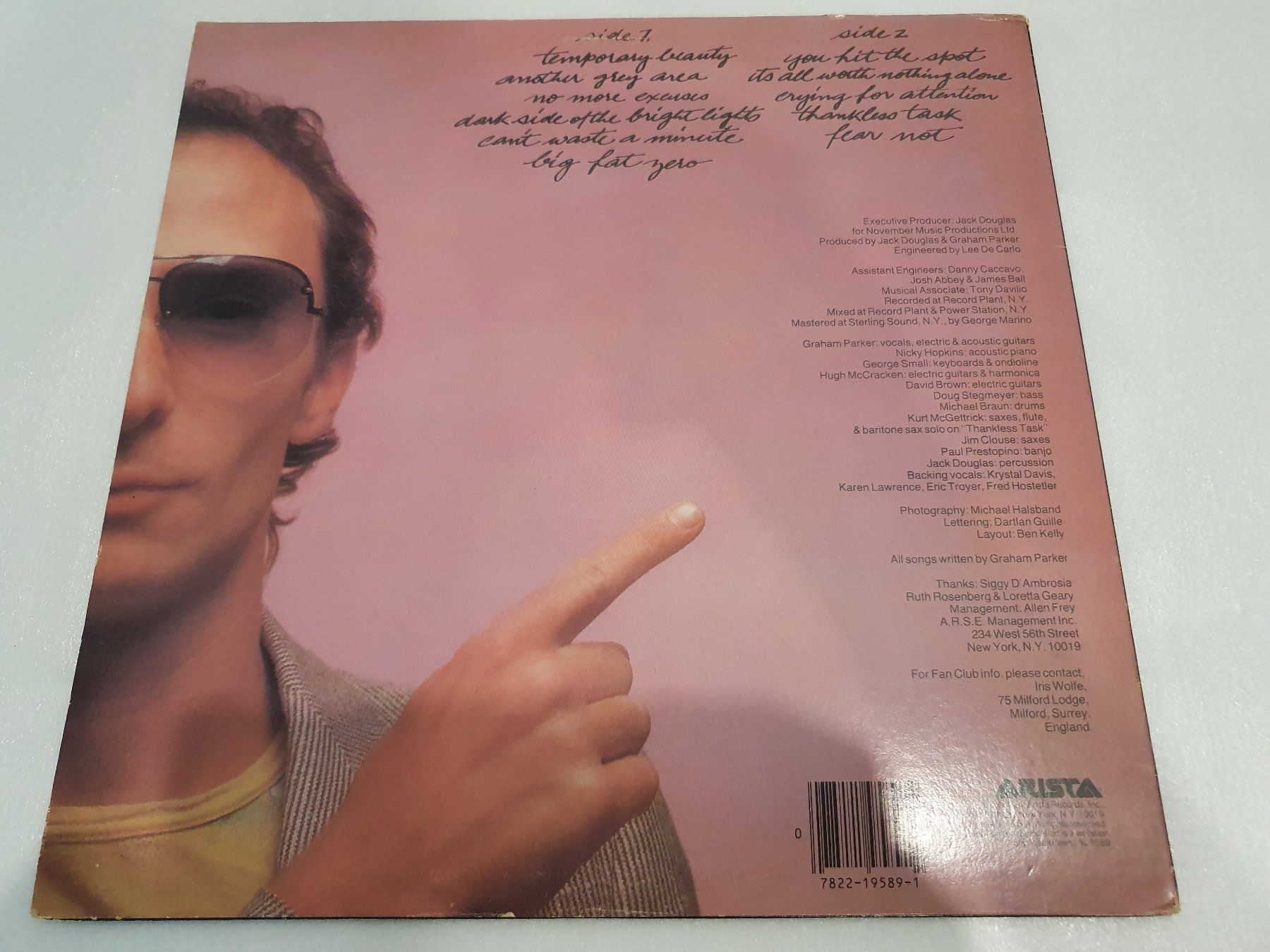 Dischi in vinile: Graham Parker – Another Grey Area – Usato da Uster venduto da Vinyl-Leidenschaft 1