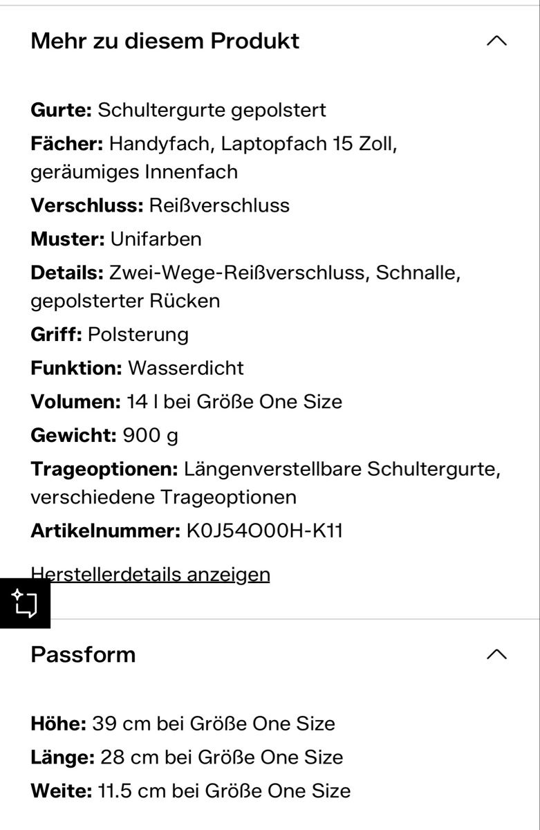 Kapten & Son Zaini: Kapton & Son Rucksack / Bergen Pro – Nuovo (secondo la descrizione) da Horn venduto da Sarah_Chi 2