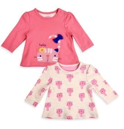 Neuware 50-70% SALE  2x Mothercare Shirt Katzen G. 86