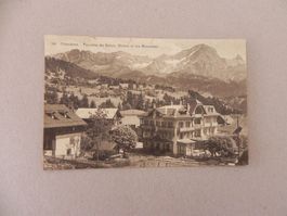 Carte Chésières VD Pension Soleil 1925