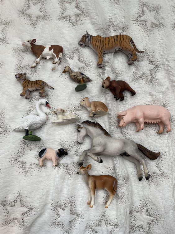  Foto zu Schleich Tiere Set 12 Stk. (diverse Schleich Tiere) (Gebraucht) in 