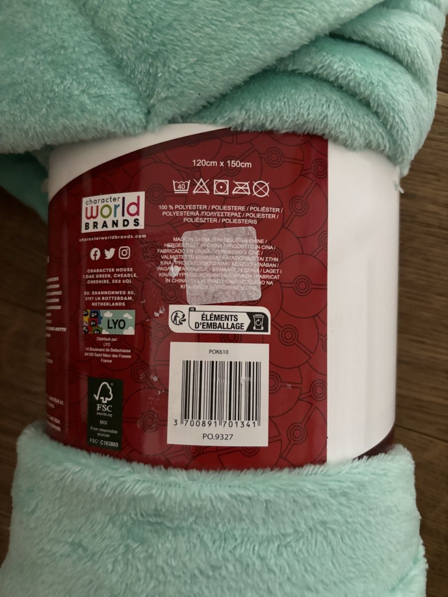 Coperte: Pokémon Bulbasaur Kuscheldecke – Usato da Würenlos venduto da Ashley24 3