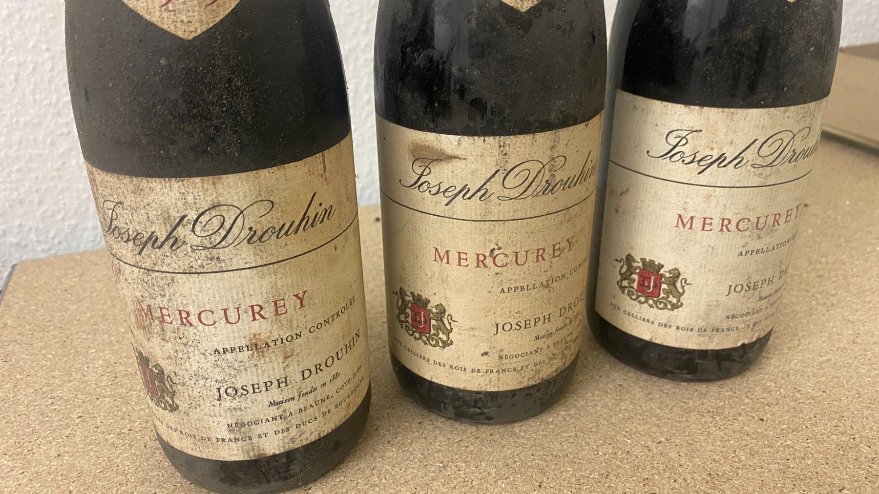Vino: Wein Set 2 Mercurey, Joseph Drouhin, JG 1969 – Usato da Luzern venduto da mma_2tsw 3