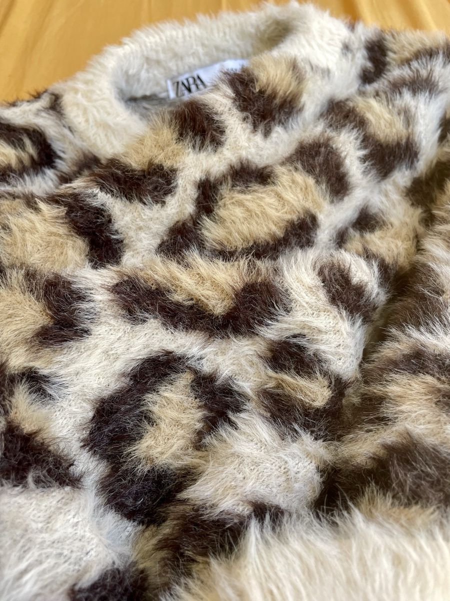 Zara Maglioni & Felpe: Weicher Flausch Pullover, Leopard / Leo-Muster, ZARA Gr. M – Nuovo (secondo la descrizione) da Zürich venduto da Carlajimena 2