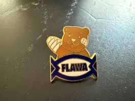 Flawa Bärli Pin / Anstecker, Collection Mondo, Top Zustand!