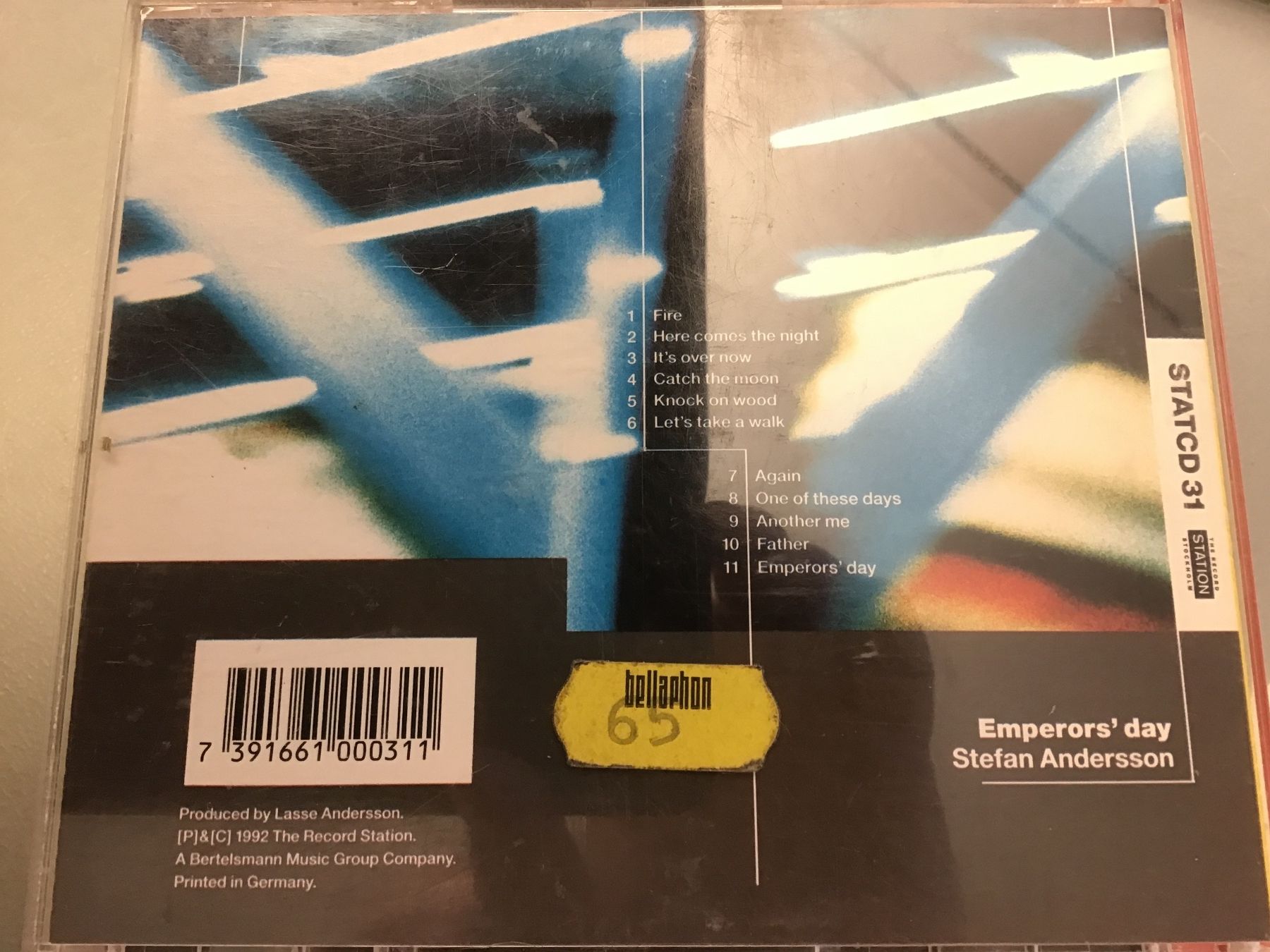 CD: Stefan Andersson - Emperors' day CD (1992) Top! – Usato da Thierachern venduto da sweden08 1