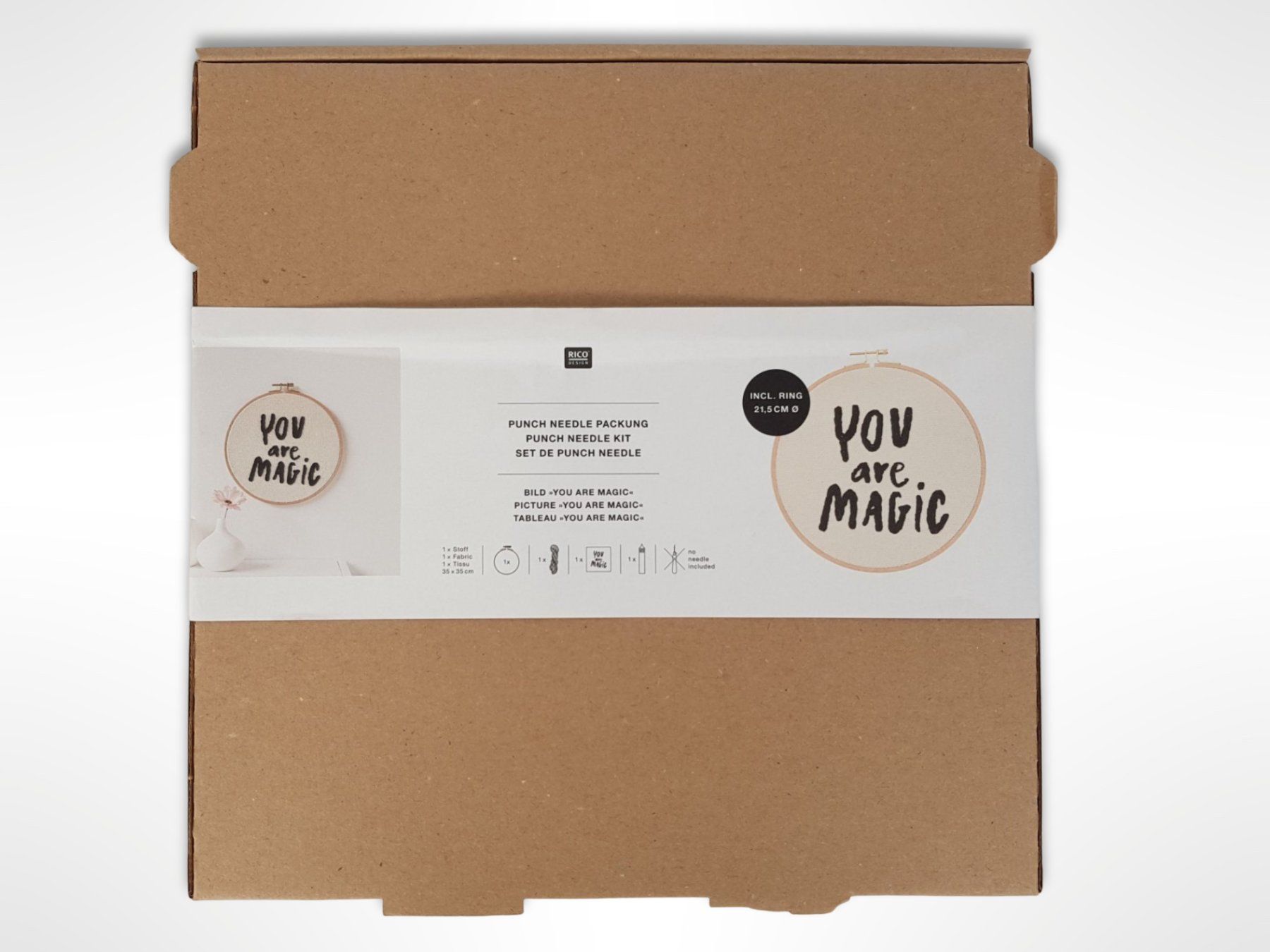 Kit bricolage: RICO Punch Needle Packung Magic – Nuovo (secondo la descrizione) da Suhr venduto da Restwert_Suhr 1