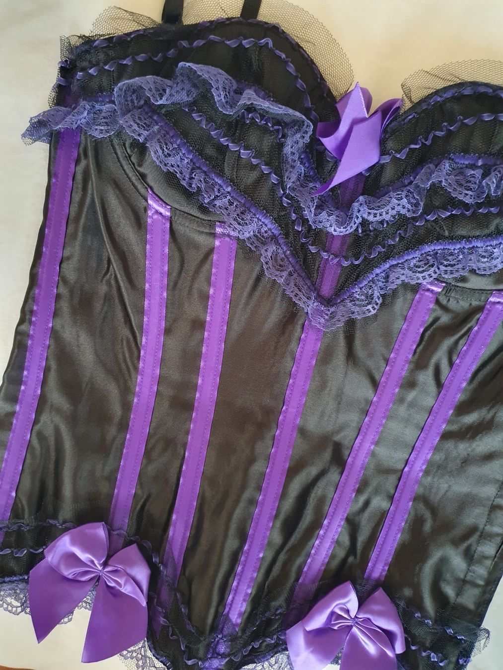 Autres dessous: Lila Gothic Corsage Gr M "Chilirose" – D'occasion à Münsingen par BlackTears-3 1