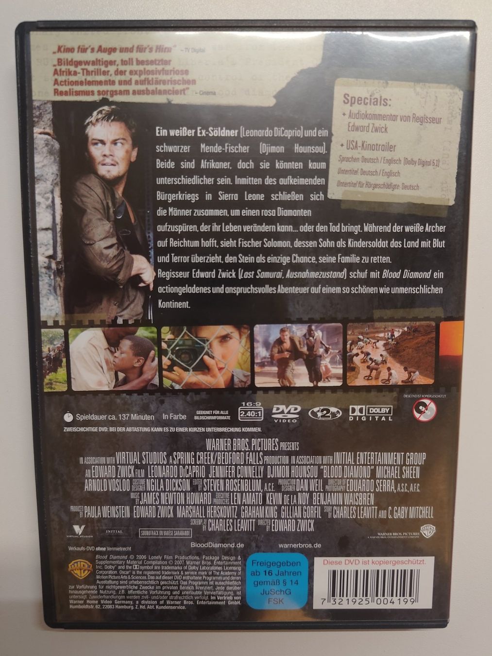 Tutti i DVDs: Blood Diamond – Usato da Liestal venduto da Kratzilla 2