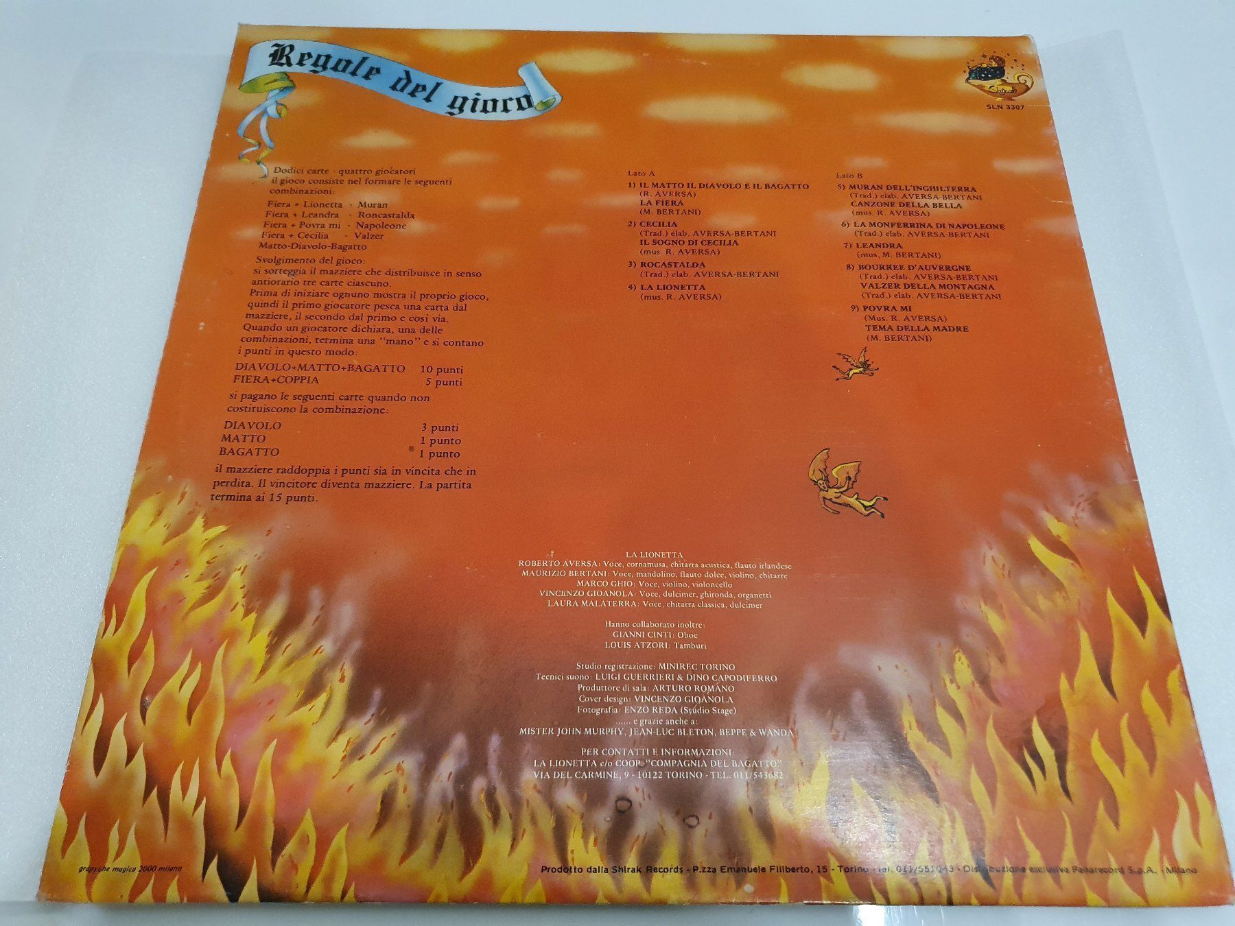 Dischi in vinile: La Lionetta - Il Gioco Del Diavolo – Usato da Uster venduto da Vinyl-Leidenschaft 1