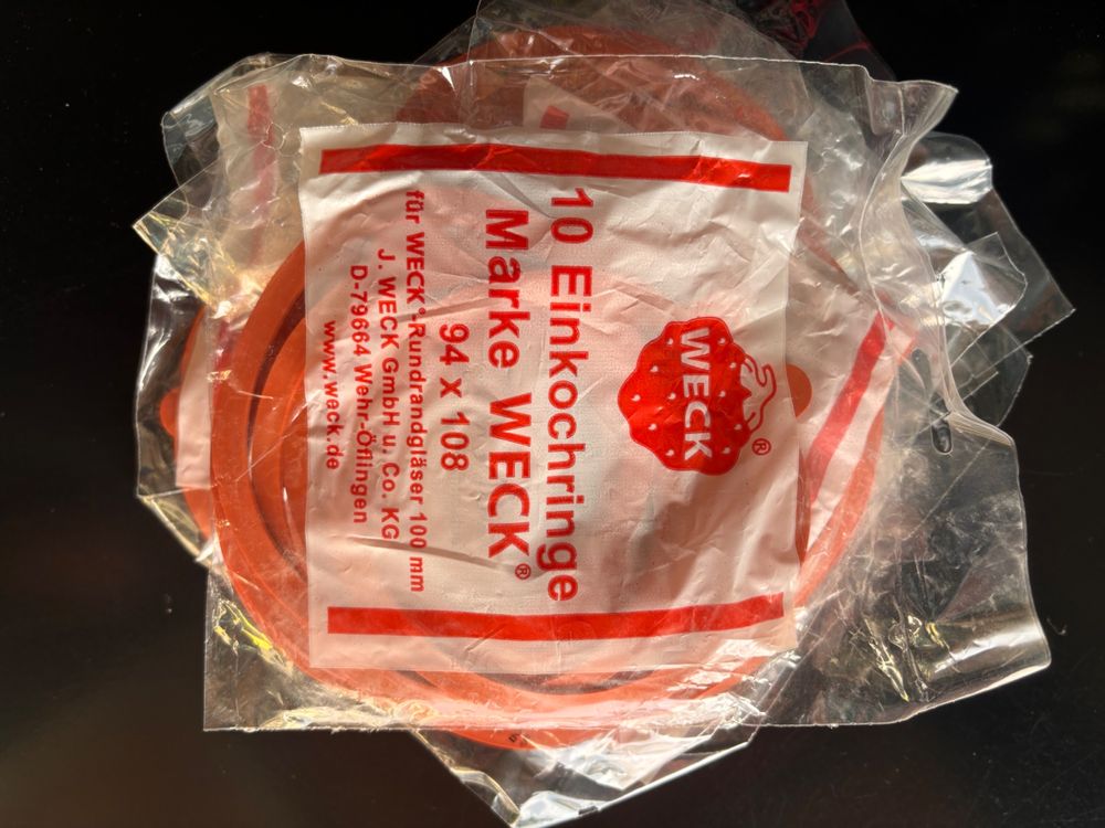 Viva Haushaltswaren Lot De 10Anneaux Bocaux Weck