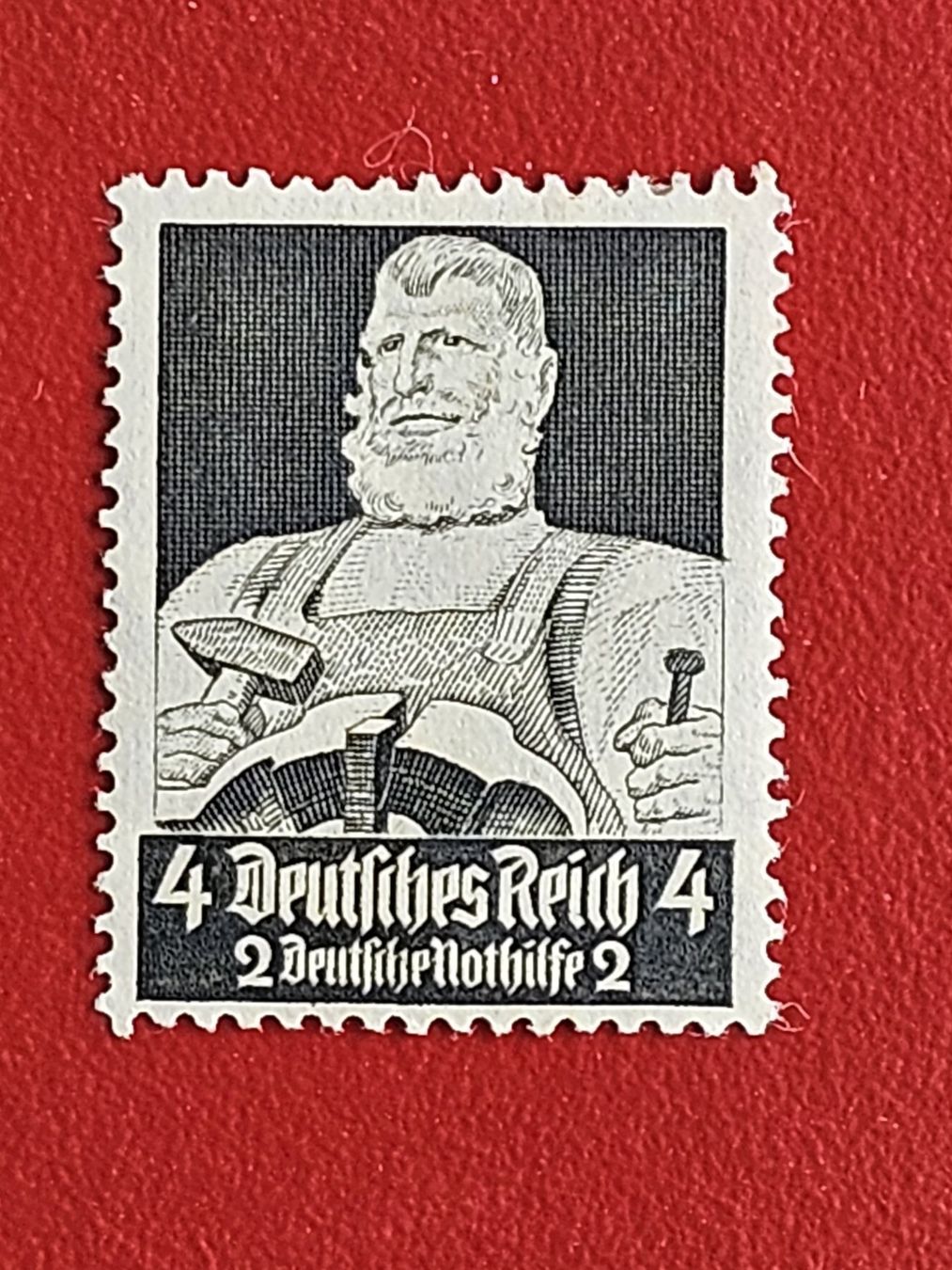 Alle Briefmarken: DEUTSCHES REICH NOTHILFE BERUFE SCHMID 1934* – Neu (gemäss Beschreibung) aus Düdingen von Quartierstrasse