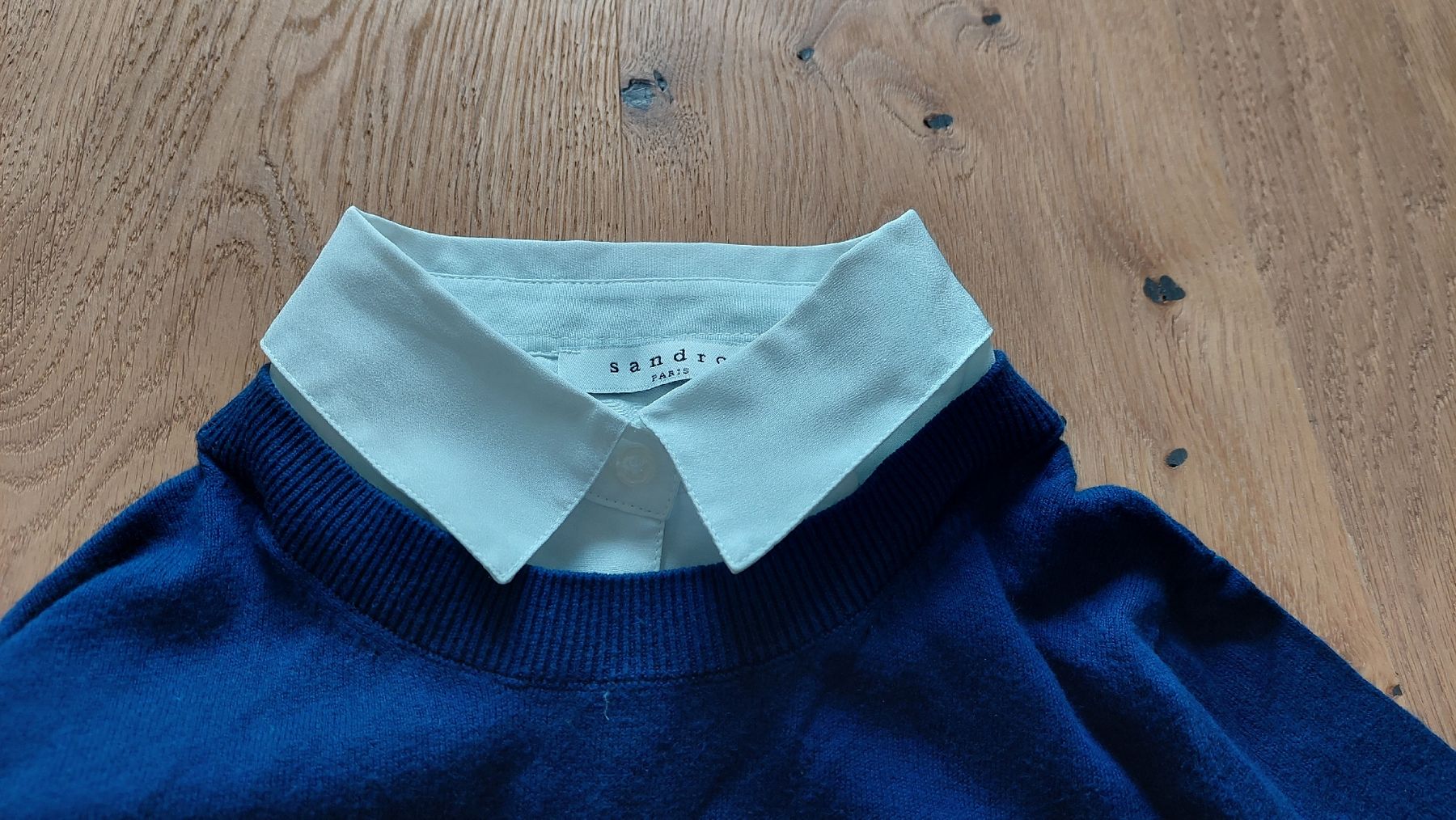 Sandro Maglioni & Felpe: Sandro Damenbluse/pullover Gr.36aus Seide,Baumwolle,Kaschmir – Usato da Uetikon am See venduto da sahra777 2